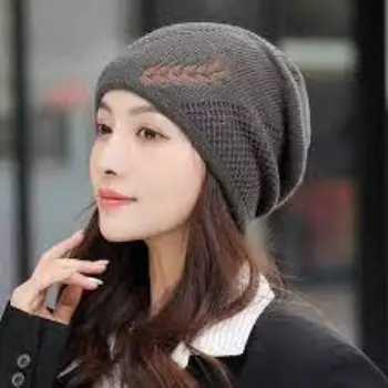 New Korean Wool Knitted Caps Women